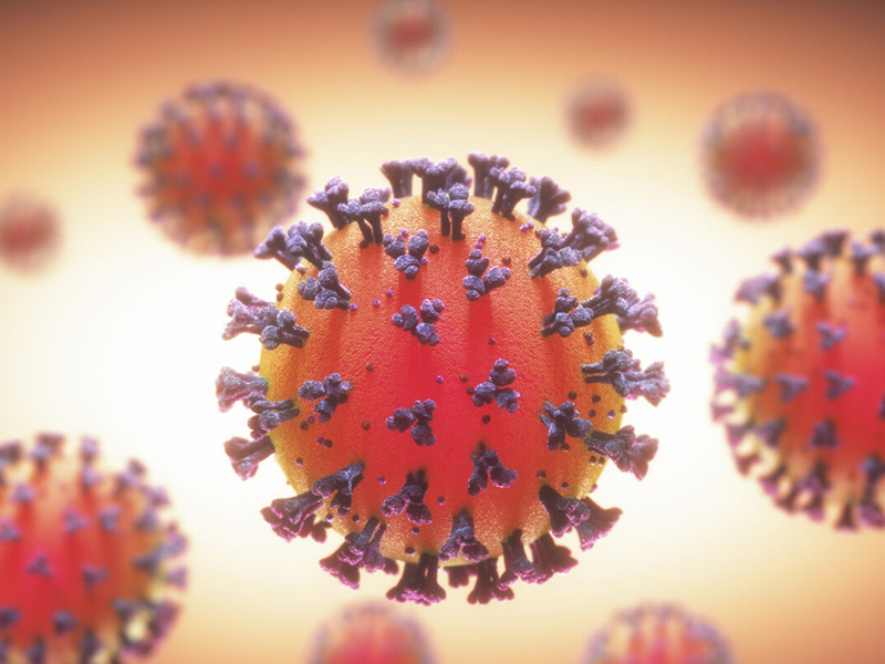 Microscopic view of Chen COVID Virus
