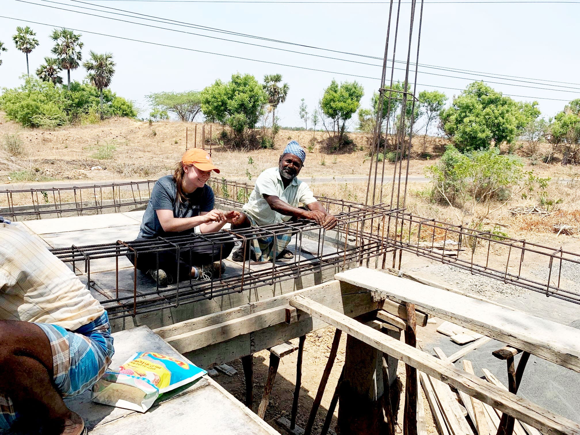 Civil engineering and Plan II senior Zia Lyle and team in India to build disaster relief shelter.